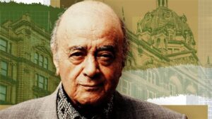 Investiga el abuso de poder y los derechos de las víctimas en el caso de Mohamed Al-Fayed, acusado de abuso sexual por mujeres que trabajaron para él en los años 90 y 2000.