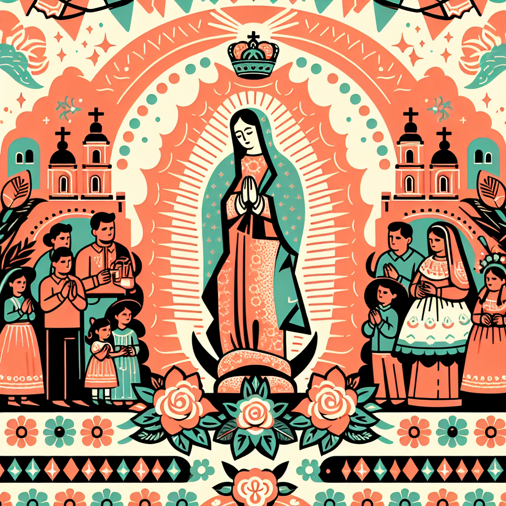 La celebración en Saltillo resalta la devoción guadalupana, uniendo a familias en fe y cultura durante el Día de la Virgen de Guadalupe.