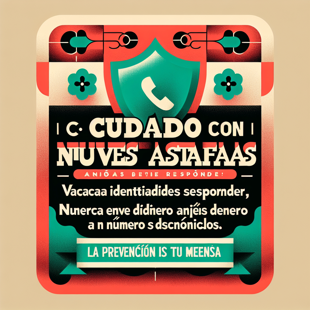 Cuidado con nuevas estafas en WhatsApp: verifica identidades antes de responder y nunca envíes dinero a números desconocidos. La prevención es tu mejor defensa.