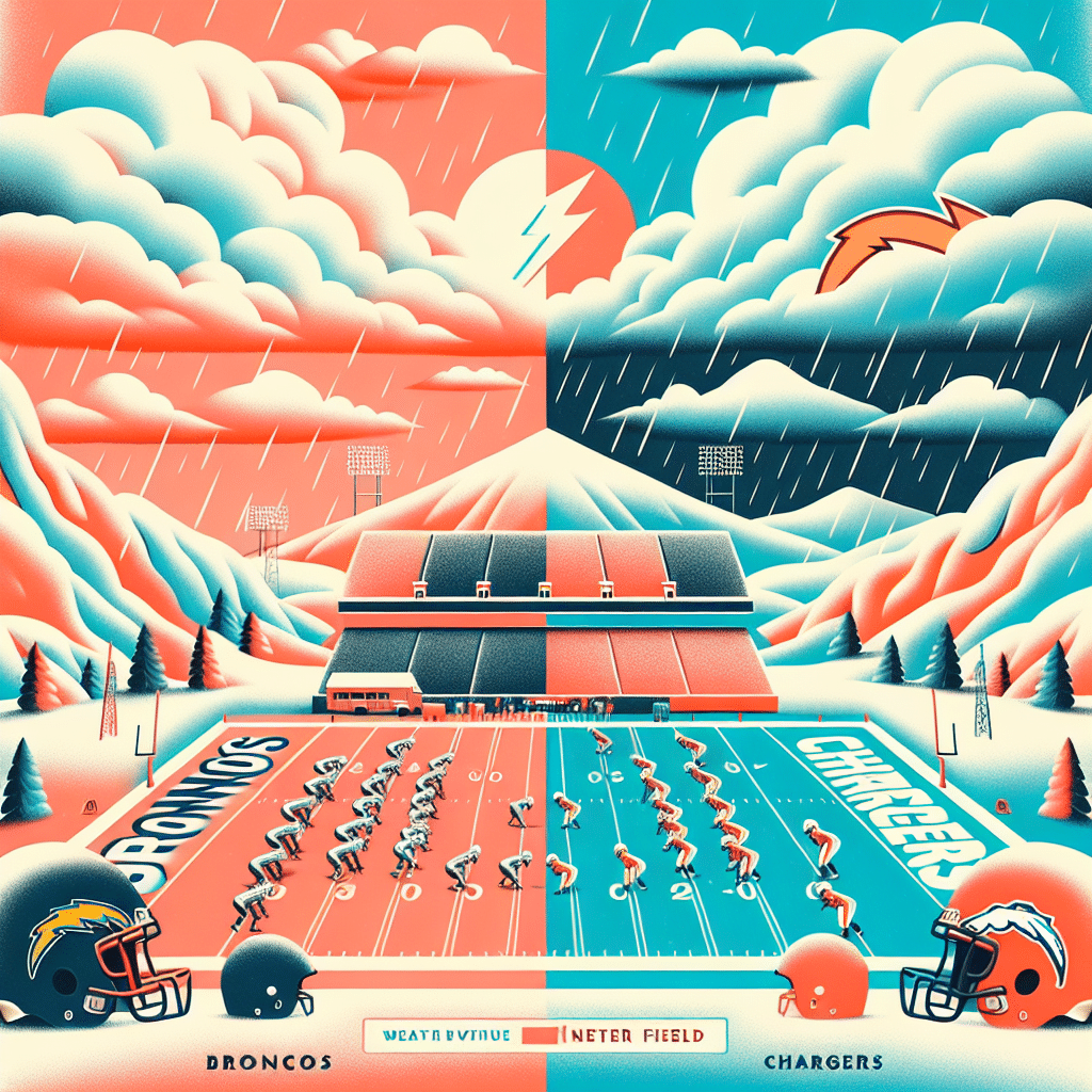 El cambio de sede añade emoción al choque Broncos vs Chargers; las condiciones climáticas llevan el juego a un campo neutral, impactando estrategias y expectativas.