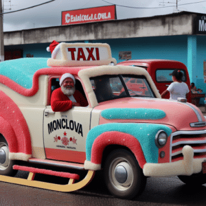 El "Santa Claus sobre ruedas" en Monclova transforma su taxi en un trineo para llevar alegría y esperanza a los niños menos favorecidos cada Navidad.