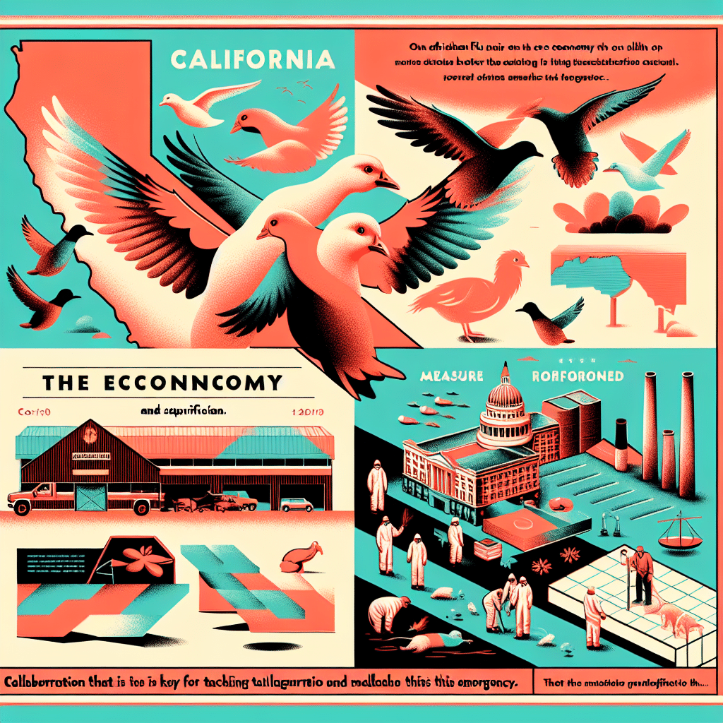 La gripe aviar impacta la economía y la salud en California. Sacrifican aves y refuerzan medidas. La colaboración es clave para enfrentar esta emergencia.