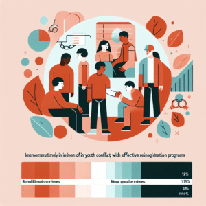 La rehabilitación de menores en conflicto busca un futuro seguro, enfrentando el aumento del 15% en delitos juveniles con programas de reintegración efectivos.