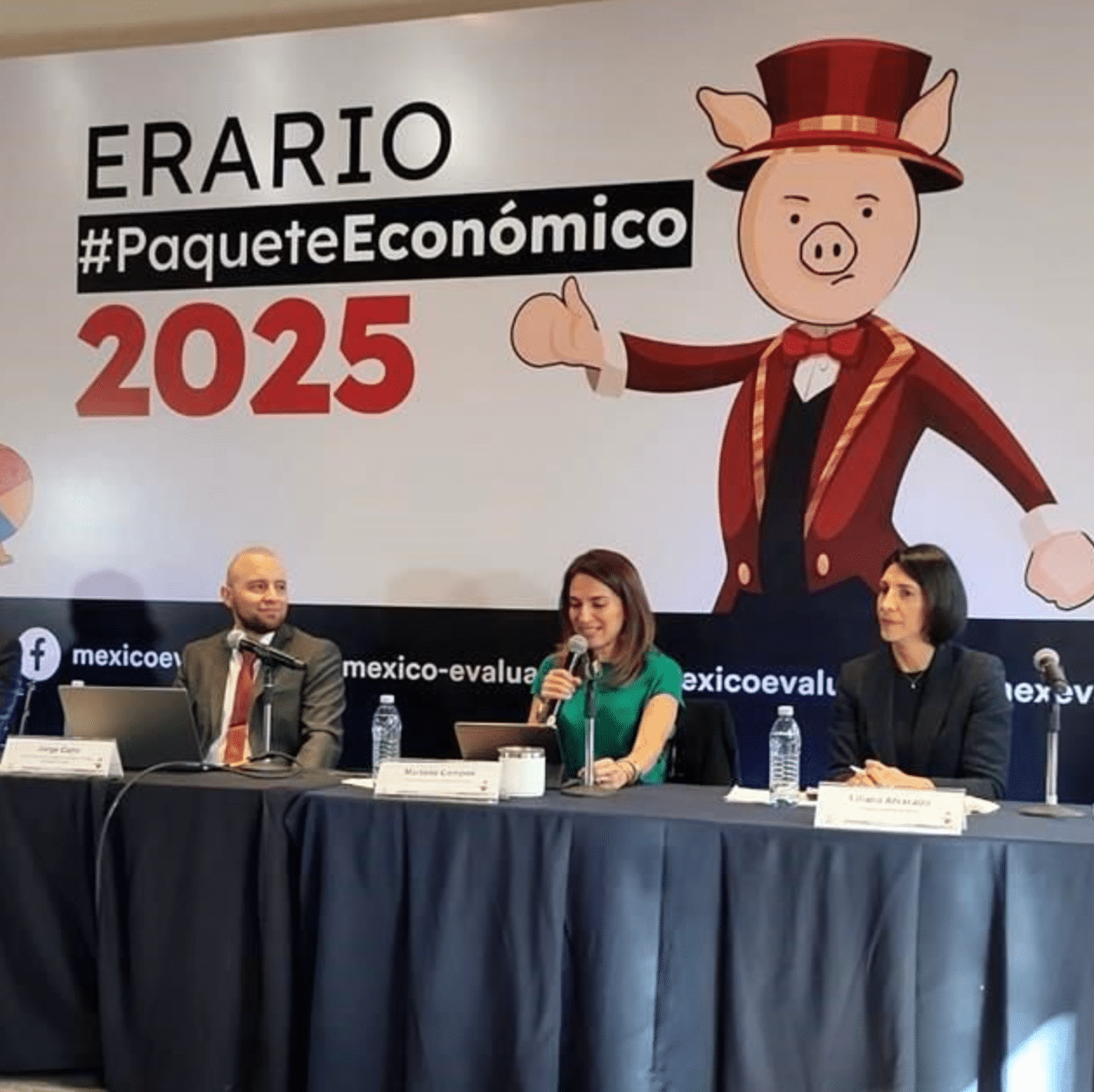 La junta de la comisión discute la protección ante amenazas económicas externas.