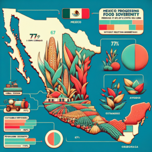 México avanza hacia la soberanía alimentaria, produciendo el 77% de su maíz y priorizando métodos sustentables sin depender de transgénicos.