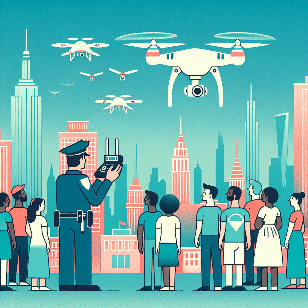 Autoridades de Nueva York permiten a la policía derribar drones amenazantes, generando debate sobre privacidad y seguridad en el uso de tecnología.