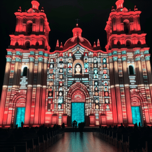 La catedral de Saltillo iluminó historias de desaparecidos, recordándonos que cada rostro tiene un nombre y una familia que los espera.