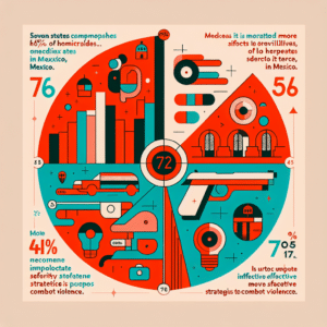 Siete estados concentran el 46% de homicidios en México. Urge implementar estrategias de seguridad más efectivas para combatir la violencia.