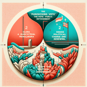 En 2024, el voto de castigo y la participación ciudadana marcarán el panorama electoral global, reflejando un deseo de cambio y renovación política.